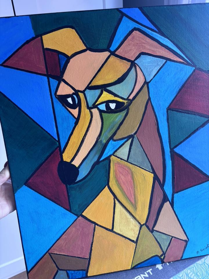 Galgo (50x40cm)