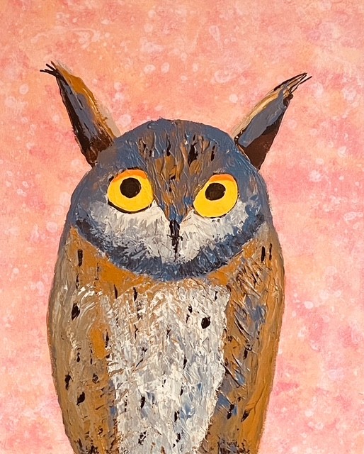 Keeper of the Soft Night  (50x40cm)