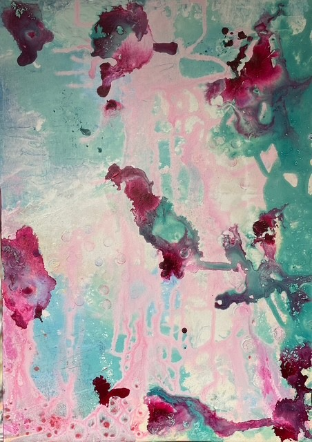Whispers Beneath the Surface (70x50cm)