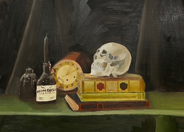 Still Life with Time and Mortality (50x65cm)